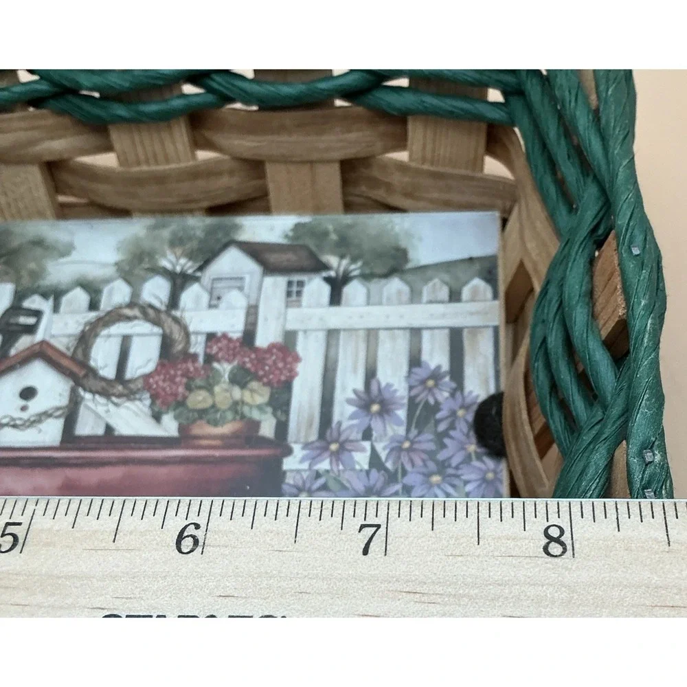 KL Woodworks, Hand-Crafted Wall Basket Americana‎ Decor, Wagon Gate